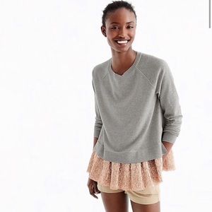 JCrew Collection Crewneck w/ Layered Lame